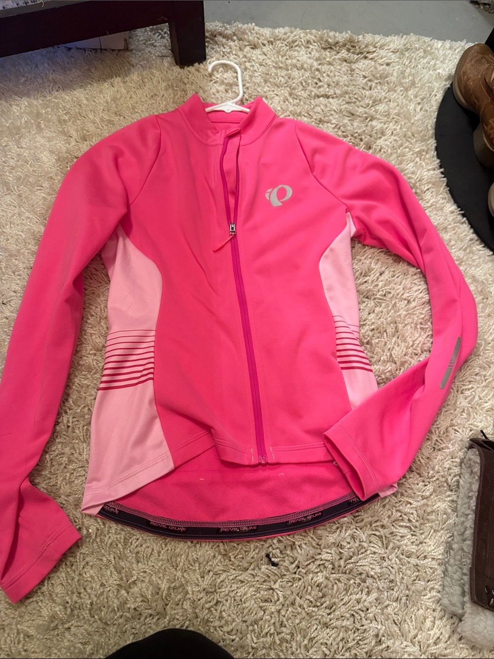Pearl Izumi Women's Hot Pink & Light Pink Utility Cycling Jacket